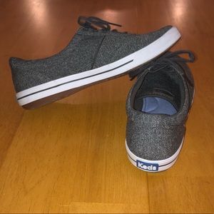 Gray and black Keds - in like new condition!!